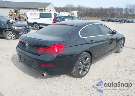 2013 BMW 640I Gran Coupe из США, поврежденный, VIN WBA6A0C53DDZ04192